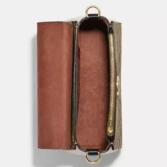 Coach  Morgan Top Handle Satchel Bag In Colorblock Signature Canvas - Picture 15 of 15